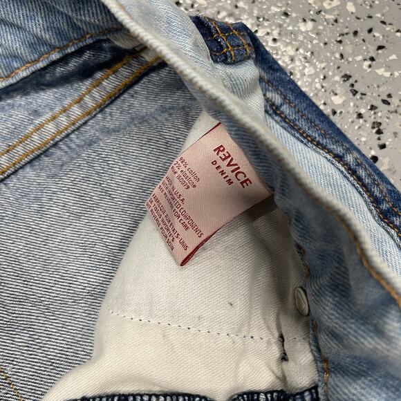 Revice Denim Jeans Two Tone Button Fly Size 25 USA - Picture 9 of 9